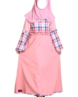 Rocella Gamis Kids Almiraa Summer Peach