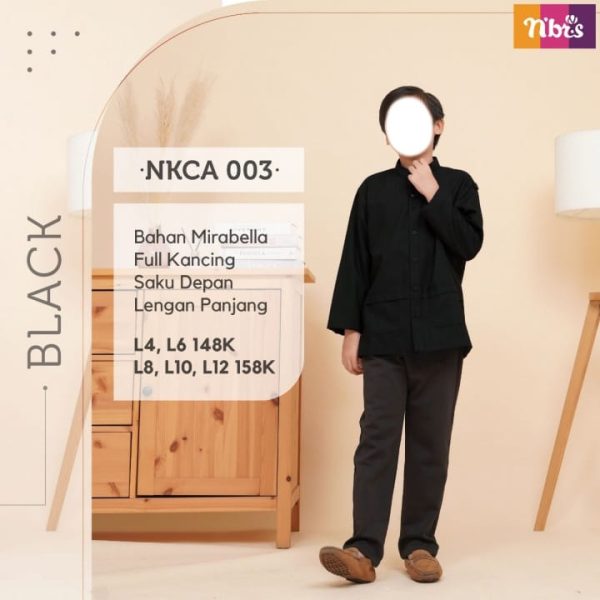 Koko Anak Nibras NKCA 003 Black