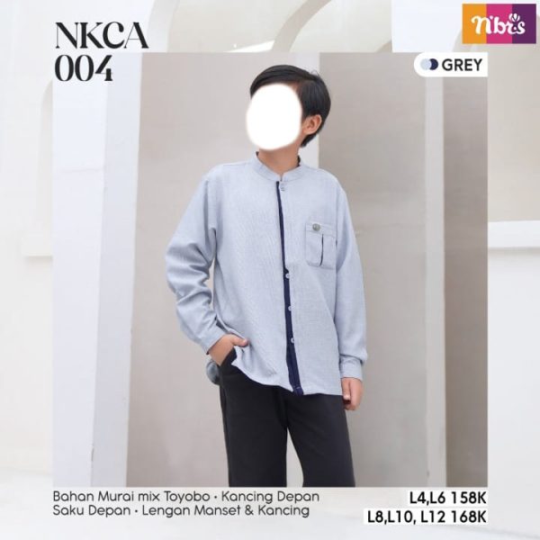 Koko Anak Nibras NKCA 004 Grey