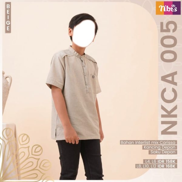 Koko Anak Nibras NKCA 005 Beige