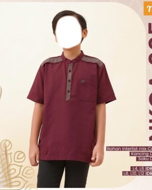 Koko Anak Nibras NKCA 005 Maroon