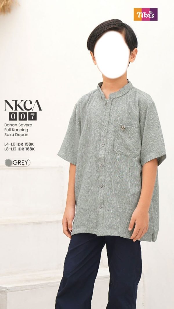 Koko Anak Nibras NKCA 007 Grey