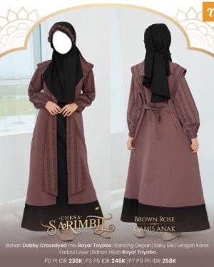 Chesa Gamis Anak Brown Rose