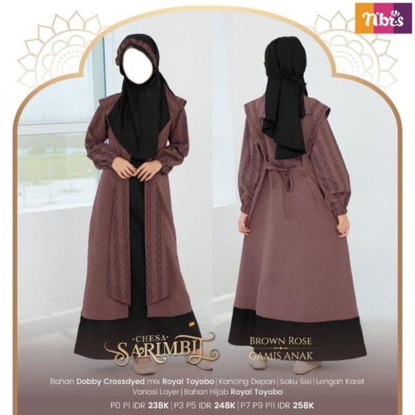 Chesa Gamis Anak Brown Rose