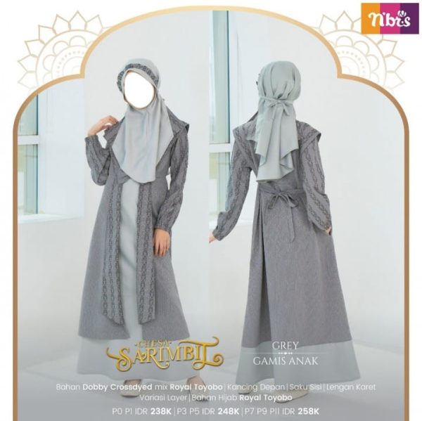 Chesa Gamis Anak Grey