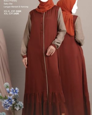 Gamis Nibras NB B194 Brick Red