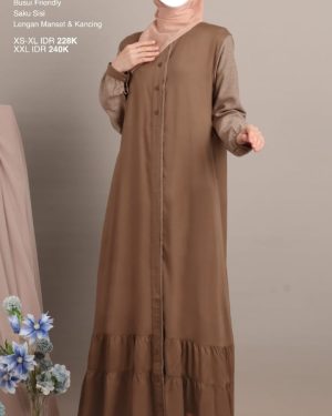 Gamis Nibras NB B194 Mocha