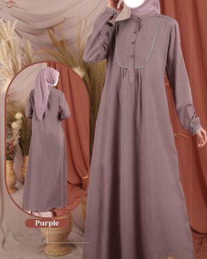 Gamis Nibras NB B196 Purple