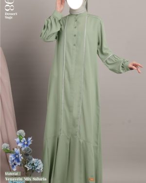 Gamis Nibras NB B198 Dessert Sage