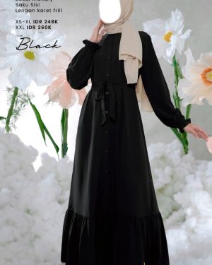 Gamis Nibras NBC 028 Black