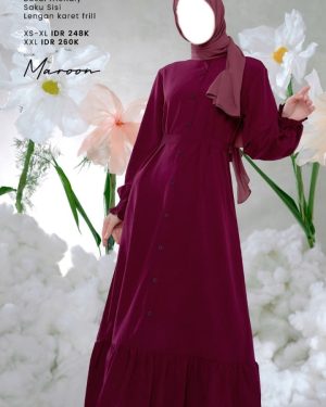 Gamis Nibras NBC 028 Maroon