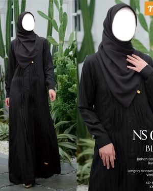 Gamis Nibras NS 089 Black