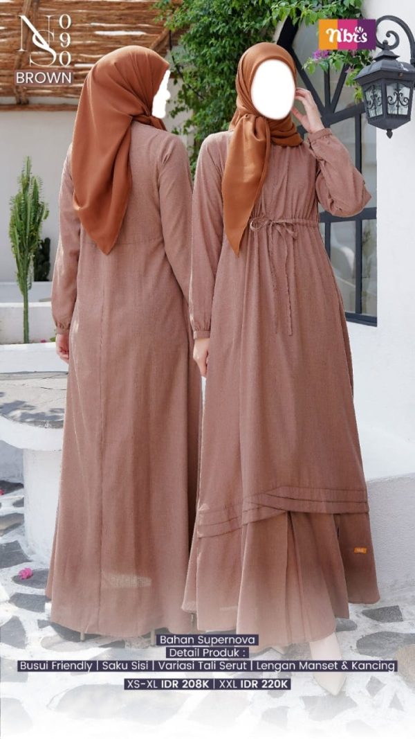 Gamis Nibras NS 090 Brown